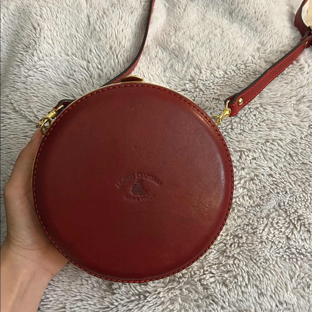 New Italian Boutique Handmade Leather Crossbody Bag